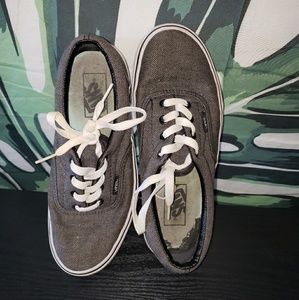 Lined gray authentic vans
